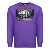 Purple camp fire squad Premium Sweatshirt - CowhideDigitalArt