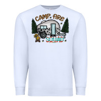 White camp fire squad Premium Sweatshirt - CowhideDigitalArt