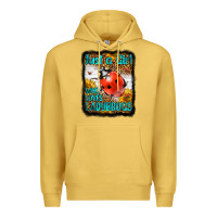 Antique Gold Western Just A Girl Who Loves Ladybug Premium Hoodie - LillyAllenDesigns