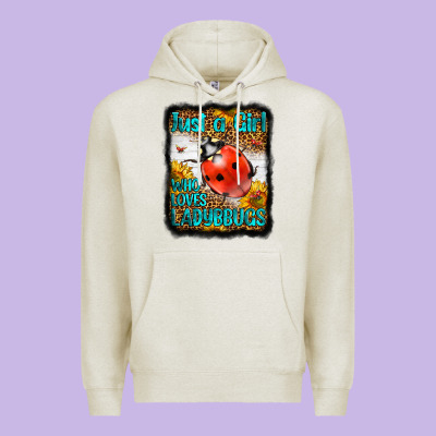Western Just A Girl Who Loves Ladybug Premium Hoodie Designed By Lillyallendesigns