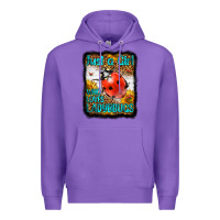Purple Western Just A Girl Who Loves Ladybug Premium Hoodie - LillyAllenDesigns