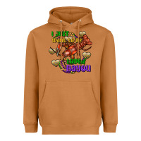 Meerkat crawfish i just want to be loved bayou Heavyweight Hoodie - FaDigitalArtStudio