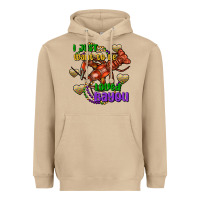 Mushroom crawfish i just want to be loved bayou Heavyweight Hoodie - FaDigitalArtStudio
