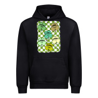 Black shamrock religious Urban Hoodie - MaliasSmallBusiness