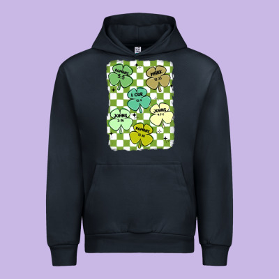 Shamrock Religious Urban Hoodie Designed By Maliassmallbusiness