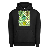Pigment Black shamrock religious Urban Hoodie - MaliasSmallBusiness