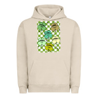 Pigment French Oak shamrock religious Urban Hoodie - MaliasSmallBusiness