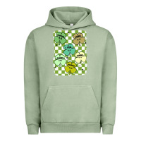 Pigment Oil Green shamrock religious Urban Hoodie - MaliasSmallBusiness