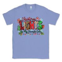 Colony Blue christmas lights are my favorite color Classic Tee - Zillion Design Studio
