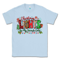 Dusty Blue christmas lights are my favorite color Classic Tee - Zillion Design Studio