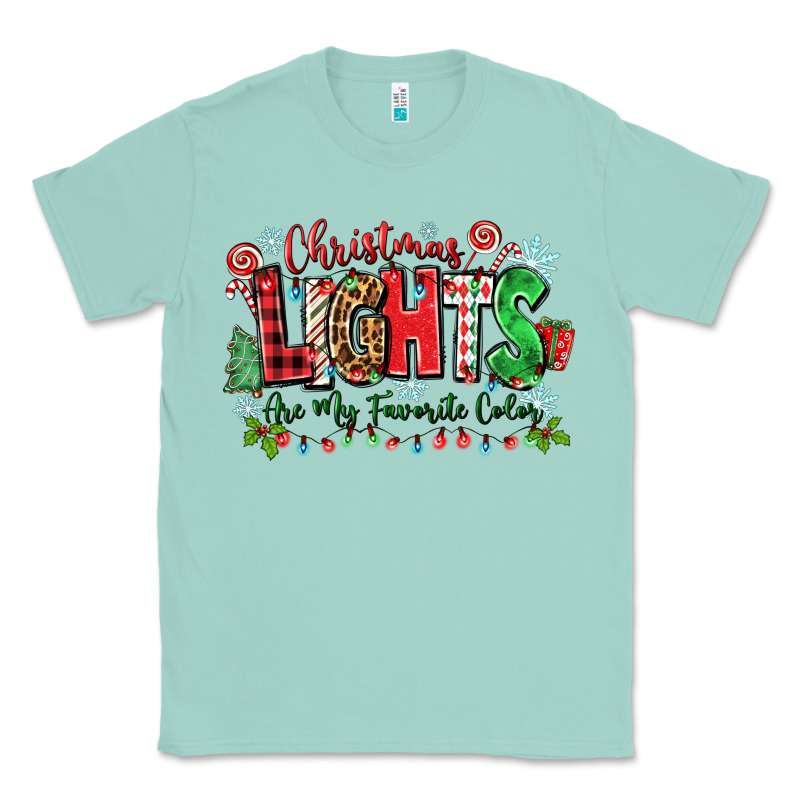 Christmas Lights Are My Favorite Color Classic Tee by Zillion Design Studio | Teevron