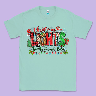 Classic Tee christmas lights are my favorite color