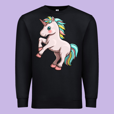 Cute Unicorn Premium Sweatshirt Designed By Fadigitalartstudio