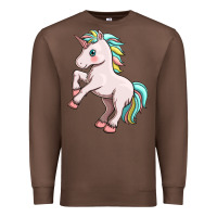 Chestnut cute unicorn Premium Sweatshirt - FaDigitalArtStudio