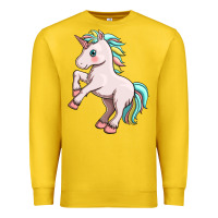 Lemon cute unicorn Premium Sweatshirt - FaDigitalArtStudio