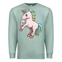 Seafoam cute unicorn Premium Sweatshirt - FaDigitalArtStudio