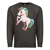 Smoke cute unicorn Premium Sweatshirt - FaDigitalArtStudio
