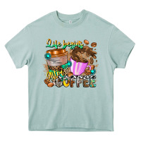 Life Begins After Coffee Heavy Core Tee | Teevron
