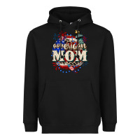 Black American Mom 4th of July Heavyweight Hoodie - CowGirlArtShop