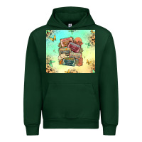 Forest Green country cassette tapes Urban Hoodie - MaliasSmallBusiness