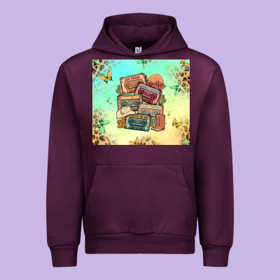 Country Cassette Tapes Urban Hoodie Designed By Maliassmallbusiness