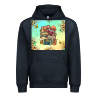 Navy country cassette tapes Urban Hoodie - MaliasSmallBusiness