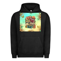 Pigment Black country cassette tapes Urban Hoodie - MaliasSmallBusiness