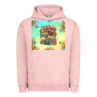 Pigment Salmon country cassette tapes Urban Hoodie - MaliasSmallBusiness