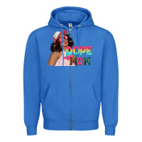 True Royal pink sunglasses afro black girl dope mom Zipper Hoodie - texasbilliewilder