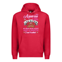 Cardinal As a Aquarius Girl I was Born with My Heart on my Sleeve and a mouth Premium Hoodie - Jasminsmagicworld