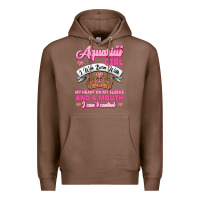 Chestnut As a Aquarius Girl I was Born with My Heart on my Sleeve and a mouth Premium Hoodie - Jasminsmagicworld