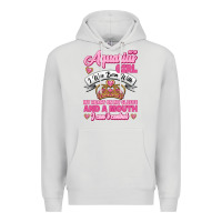 Dove Grey As a Aquarius Girl I was Born with My Heart on my Sleeve and a mouth Premium Hoodie - Jasminsmagicworld