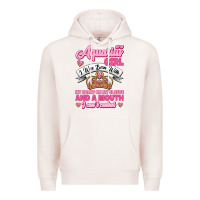 Pale Pink As a Aquarius Girl I was Born with My Heart on my Sleeve and a mouth Premium Hoodie - Jasminsmagicworld