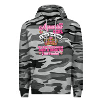 Slate Camo As a Aquarius Girl I was Born with My Heart on my Sleeve and a mouth Premium Hoodie - Jasminsmagicworld