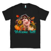 Black Welcome fall pig Classic Tee - RanaPortraitStore
