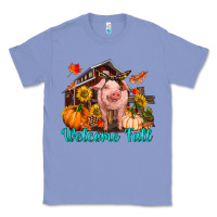 Colony Blue Welcome fall pig Classic Tee - RanaPortraitStore