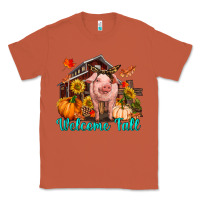 Copper Welcome fall pig Classic Tee - RanaPortraitStore