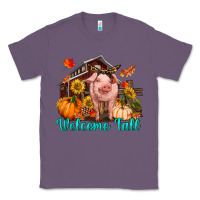 Lavender Welcome fall pig Classic Tee - RanaPortraitStore