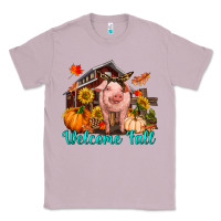 Lilac Welcome fall pig Classic Tee - RanaPortraitStore