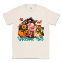Natural Welcome fall pig Classic Tee - RanaPortraitStore
