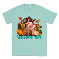 Seafoam Welcome fall pig Classic Tee - RanaPortraitStore