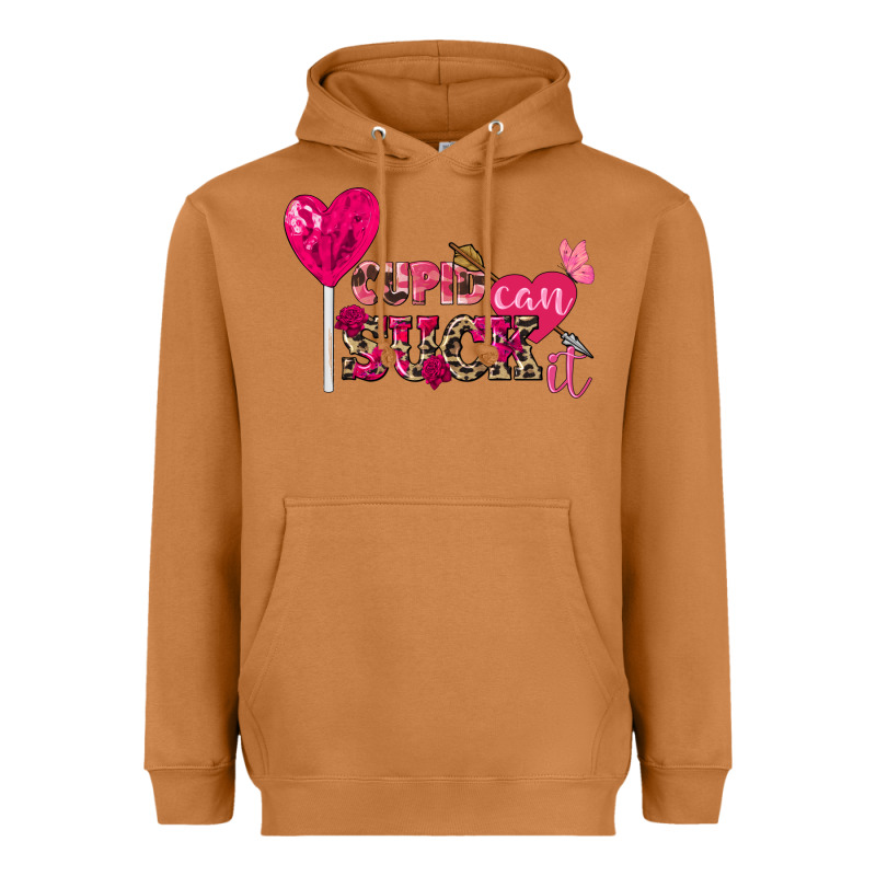 Cupid Can Suck It Valentine's Day Heavyweight Hoodie by FaDigitalArtStudio | Teevron