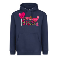 Navy cupid can suck it valentine's day Heavyweight Hoodie - FaDigitalArtStudio