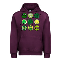 Mauve Wine st patrick's day Urban Hoodie - MaliasSmallBusiness