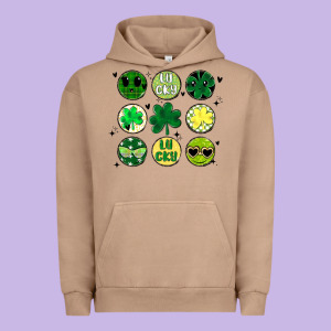St Patrick's Day Urban Hoodie Designed By Maliassmallbusiness
