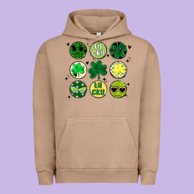 St Patrick's Day Urban Hoodie Designed By Maliassmallbusiness