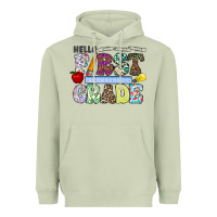 Matcha hellofirstgrade Heavyweight Hoodie - CowhideDigitalArt