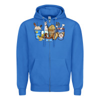 True Royal siberian husky coffee cups Zipper Hoodie - Zillion Design Studio