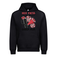 Black hot mess always stressed cheer mom Urban Hoodie - MaliasSmallBusiness