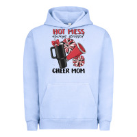 Pigment Grape Ice hot mess always stressed cheer mom Urban Hoodie - MaliasSmallBusiness